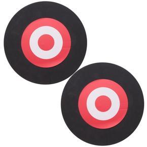 2X 25x3cm Archery Eva Foam Target Self Healing Bow Moving Hunting Practice Black+Red