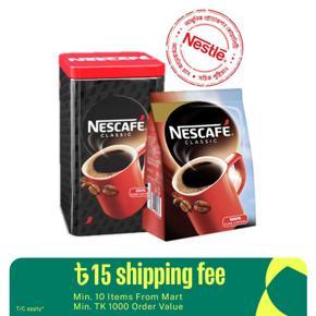 NestlÃ© Nescafe Pouch Pack - 200gm Tin Container Free