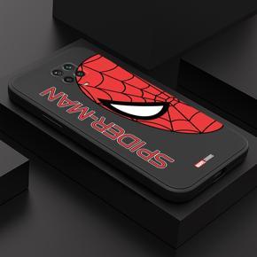 Hontinga for Redmi Note 9 Pro / Note 9 Pro Max / Note 9s / Xiaomi Poco M2 Pro Back Cover Cartoon Spiderman Design Soft Phone Case Square Edge Liquid Silicone Cases