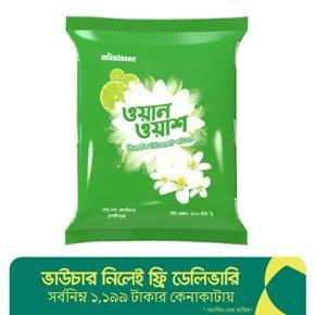 Minister One Wash Synthetic Detergent Powder (Lemon & Jasmine) - 500gm