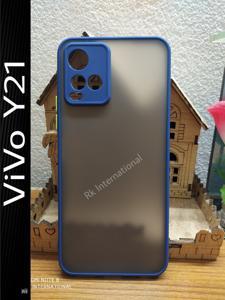 For Vivo Y21 Shockproof Matte Finish Case back cover