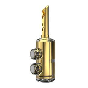 5.7mm Banana Plug Speaker Wires Screw Lock Copper Terminal Connectors B511G Gold Plated