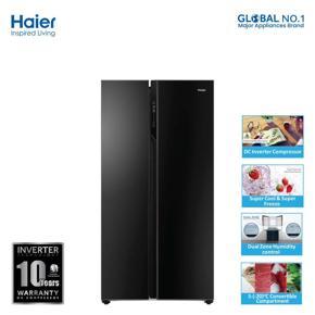 Haier 630L Side-by-Side No Frost Refrigerator (HRF-680BG)
