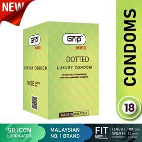 Grip Unlimited Dotted condom for Men (6 pack)
