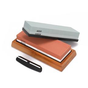 400/1000 3000/8000 Grit Premium Whetstone Cut Sharpening Stone Set SharpenerNon Slip Base Cutter Sharpener