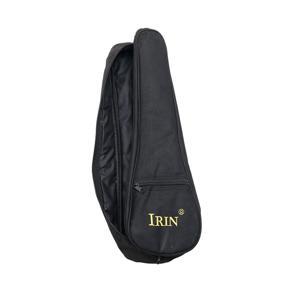 ARELENE IRIN Ukulele Bag 17 Inch Black Portable Soft Case Monolayer Bag Single Shoulder Backpack Padded for 17 Inch Ukulele