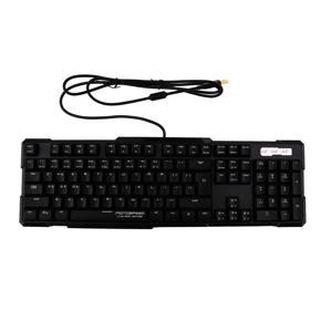 New E-sport Gaming Keyboard Black Switch Light mixing Mechanical For PC laptop - black