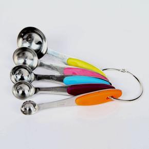 5 Pieces Stainless Steel Measuring Cup Set - Multi Color