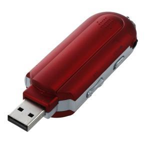 XHHDQES 2X 8G USB Flash Drive MP3 Player FM Walkman Red