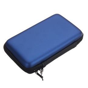EVA Hard Carrying Bag +Case Cover+ 2Pcs Screen Protector For Nintendo 3DS XL LL Blue - blue