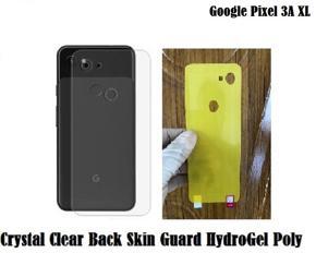 Google Pixel 3A XL Crystal Clear Back Skin (Gel Poly not Glass) 3D Real Transparent Skin Glossy Finish