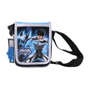 Cloth Messenger Bag For Boys - Blue and Black