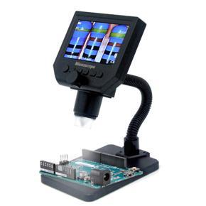 G600 Portable LCD Digital Microscope with High Brightness 8 LEDs EU Plug