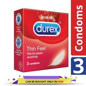 New badgeDurex C0ndoms Thin Feel (3's) Pack