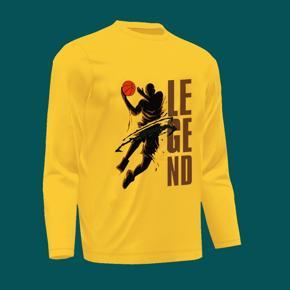 Legend  Yellow long Sleeve T-Shirt