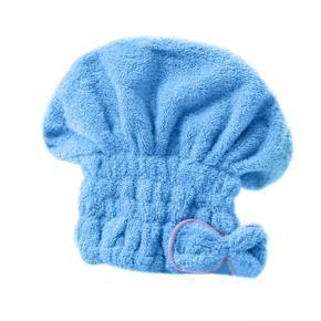 Microfiber Bowknot Water Absorbent Turban Dry Hair Hat Bathing Shower Towel