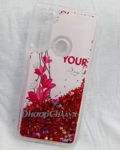 For Xiaomi Redmi Note 8 / Redmi Note 8T - Unique Design Liquid 3D Glitter Floating Soft TPU Clear Case Cover