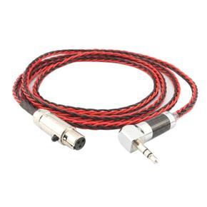 ARELENE 3 Core Audio Headphone Attached Cables 3.5mm Stereo Plug to Mini XLR for AK G K267, K702, K271, K712, Q701