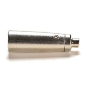 3P XLR Plug Male to RCA Female Jack Adapter Metal Connector Microphone Amplifier