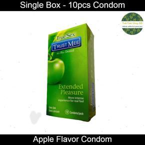 Trust Mee Condom - Apple Flavored Condom - Single Pack contains 12pcs Condom