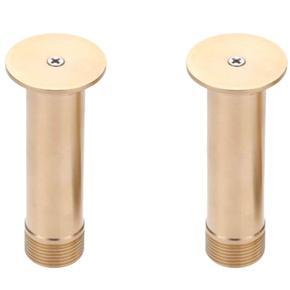 2Pcs Brass Mushroom Type Fountain Nozzles Garden Landscape Fountain Nozzle Garden Pond Decoration Fountain Equipment 1/2 inch DN15 3/4 inch DN20