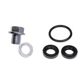 BRADOO- Engine Oil Pan Drain Bolt Plug with Washer for Honda/Acura & 028247 Oil Distributor Seal O-Ring Kit for Select 1975-2002