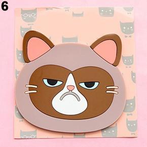 Kitchen Cute Cartoon  Coffee Drink Glass Cup Placemat Holder Pad