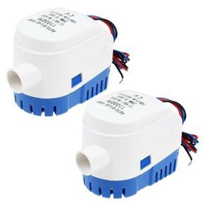 ARELENE 2X 12V 1100GPH Marine Boat Automatic Bilge Water Pump RV Auto Submersible Pump