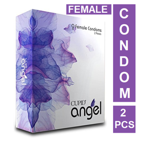 Cupid Angel Female Condoms - 2Pcs Pack