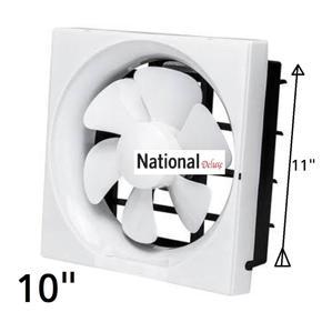 National Deluxe Exhaust Fan - 10''-White exust fan ventilation adjust