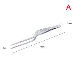 Stainless Steel BBQ Long Tweezers Multi-purpose Garden Kitchen Bread Clips