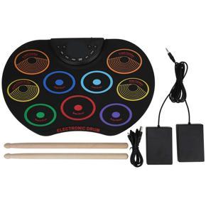 Musical Instrument Electronic Drum Pad Portable Colored Hand-Rolled Adult Beginner Percussion