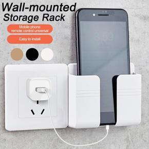 2PCS Wall Hanging Conditioner Remote Controller Holder Mobile Phone Bracket Storage Box No Hole Wall Holder