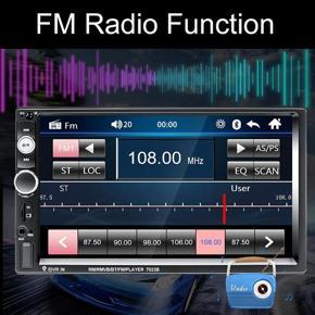 7 Inch Double Din Car Stereo Audio Bluetooth MP5 Player USB FM Radio
