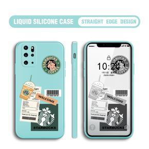 Hontinga for Samsung Galaxy S20 Plus Case Cartoon Popularity Phone Case Soft Square Edge Silicone Cases Full Lens Cover Shockproof Protection Cover