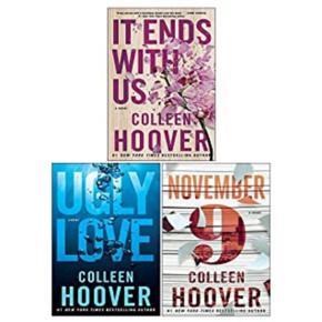 Colleen Hoover 3 Books Collection Set (November 9, Ugly Love, It Ends with Us) Paperback