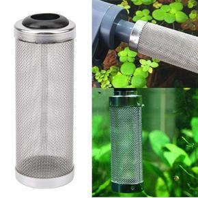 XHHDQES 4 PCS Shrimp Filter Guard, Stainless Steel Aquarium Mesh Filter, Fish Tank Filter Inlet