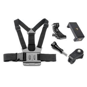 Gopro hero 7 6 5 4 sjcam sj4000 h9 eken yi 4k camera strap go pro 6 adjustable harness chest strap mount for accessories
