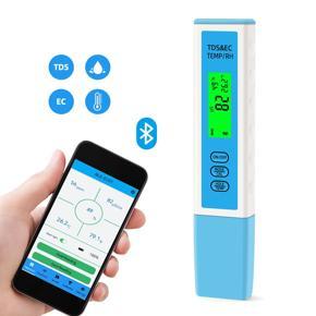 blue tooth water ph meter-1 * Water quality detector-blue & white