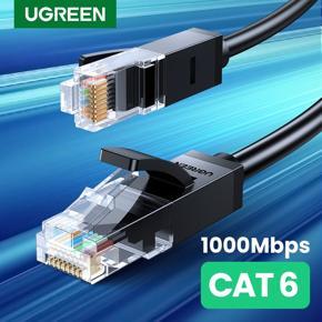 UGREEN Cat6 Ethernet Patch Cable Gigabit RJ45 Network Wire Lan Cable Plug Connector for Mac Computer PC Printer XBOX PS4 PS3 PSP 0.5M-30MF