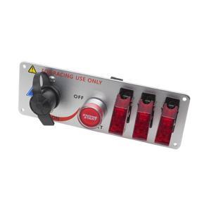 Car 12V One-Button Start Master Switch Panel Racing Modified LED Ignition Switch Engine Start Power-Off Switch