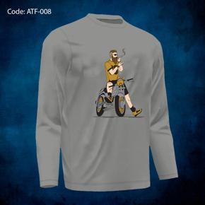 Smoke Rider Ash  long Sleeve T-Shirt For Men