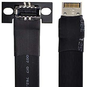 XHHDQES Front Panel Header USB 3.1 Male to Female Type-E Motherboard Extension Data Cable 50cm