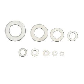 XHHDQES 304 Stainless Steel Flat Washer Set, 600 Pieces of Mudguard Washer Set, 9 Sizes M2 M2.5 M3 M4 M5 M6 M8 M10 M12