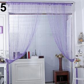 Home Living Room Window Door Divider Sheer Tassel String Fringe Curtain Valance