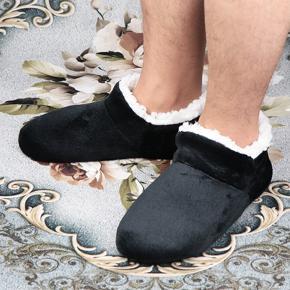 Men Shoes Winter Warm Slippers for Home Floor Socks Slippers Indoor Fashion plush man slippers Boot 2021 New