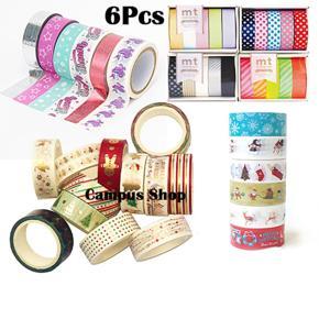 Washi masking tape gift box (6 Pcs )
