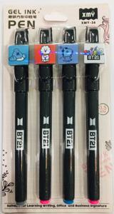 K-POP?BTS?BT21 Cute Gel Pen(4Pcs)