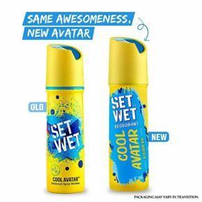 Set Wet Cool Avatar Deodorant & Body Spray Perfume For Men, 150 ml