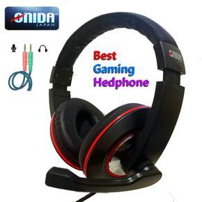 Anida Wired Headphones With 2 pin 3.5mm plug foldable Gaming Headset Music Earphone For PC Laptop Computer Mobile Phone